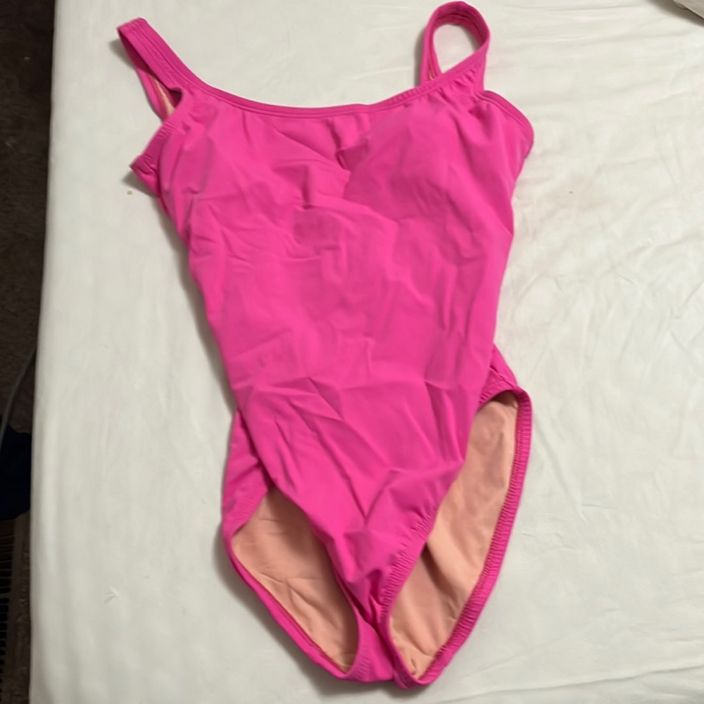 Speedo Hot Pink One Piece Swim Suit Resort Wear Bathing Suit Size 8